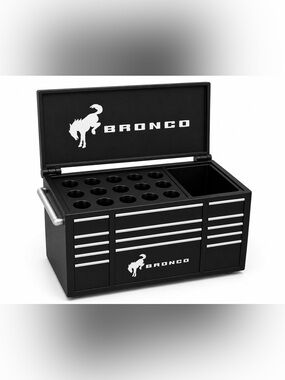 Ford Bronco Mini Toolbox Pen And Trinket Holder Desk Top Organizer